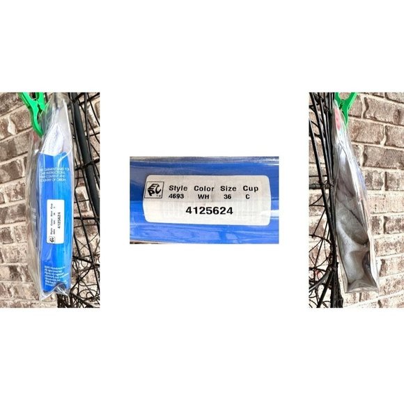 New Playtex 18 Hour Original Comfort Strap Wirefree Bra Sz 36C Floral La… - Picture 12 of 12